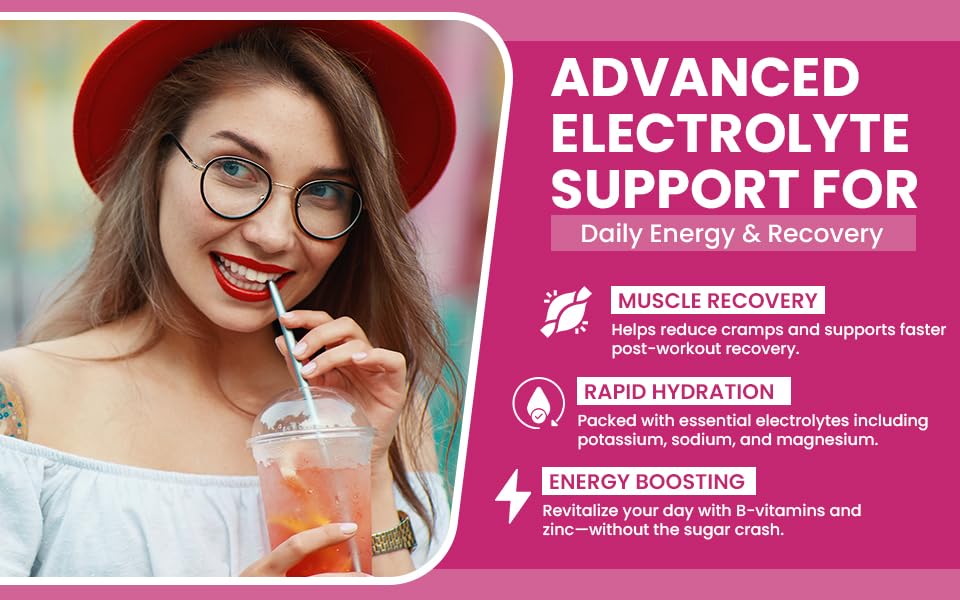 VITALLA-E Daily Electrolyte Powder Drink Mix (Sugar Free) – Raspberry, 10.16 oz / 90 Servings – Hydration Powder with 6 Key Electrolytes and Trace Minerals – Keto Friendly, Non-GMO